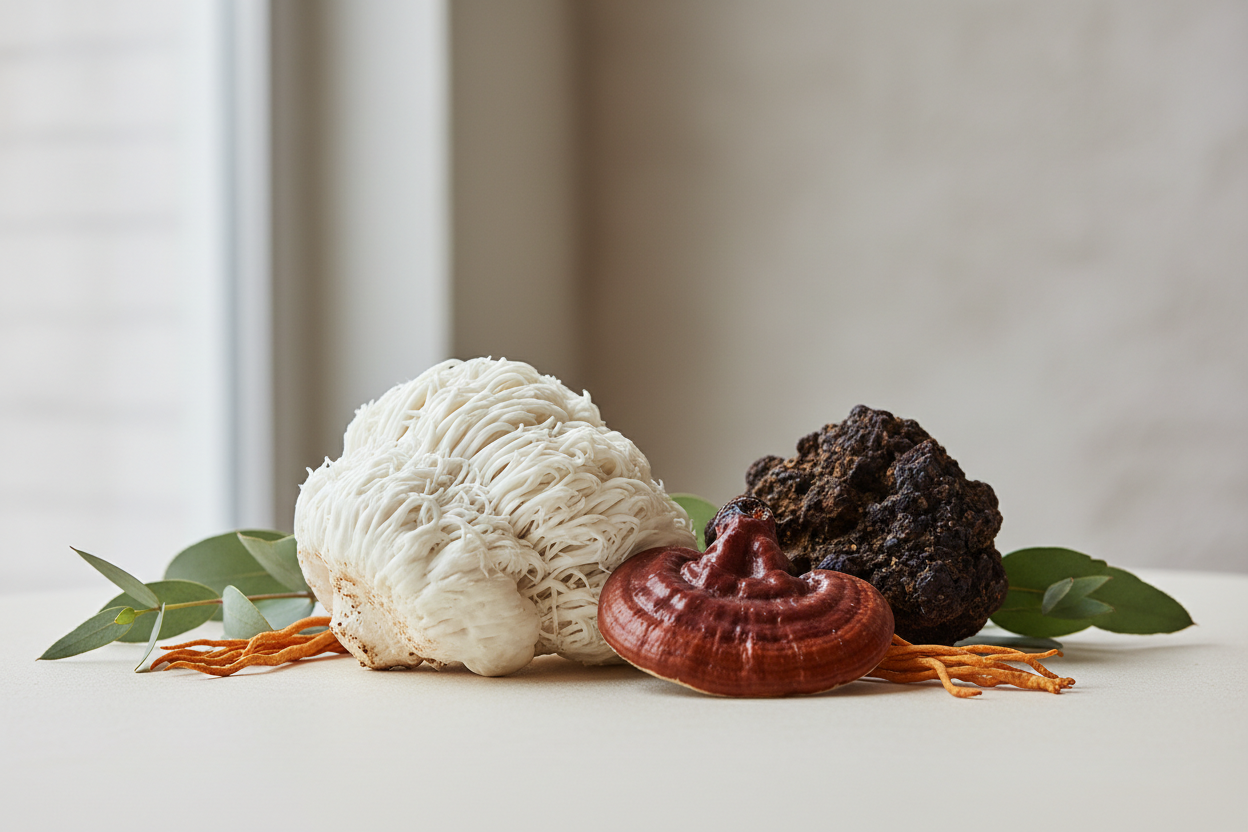 The Complete Guide to Functional Mushrooms: Cordyceps, Chaga & Reishi